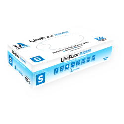 Gloves Nitrile Powder Free Textured UniFlex 100/Box