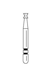 Two Striper FG Amalgam Remover Diamond Burs FG 5/pk (Premier)