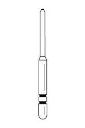 Two Striper Tissue Guard End Cutting TGE Specialty Diamond Burs FG 5/pk (Premier)