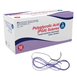 Sutures (PGA) Violet 12/pk (Dynarex)