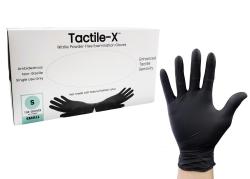 Black Nitrile Gloves (Tactile-X)