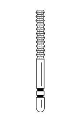 Two Striper FG Crown Cut Diamond Burs FG 5/pk (Premier)