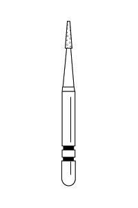 Two Striper Diamond Interproximal Trimmer Burs FG  5/pk (Premier)