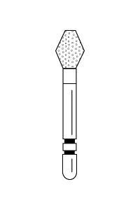 Two Striper Diamond Burs FG Barrel 5/pk (Premier)