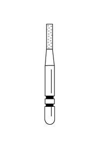 TwoTwo Striper Diamond Burs FG Cylinder Flat End 5/pk (Premier)