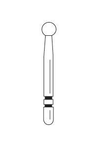 Two Striper MFS Finishing Specialty Diamond Burs 5/pk (Premier)