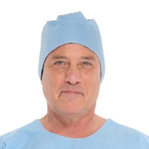 Surgical Caps, Blue, Universal Size, 100/Pkg. (Halyard)