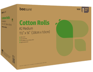 Cotton Rolls, #2 Medium, 1 1/2