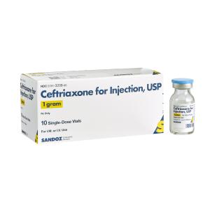 Ceftriaxone Injection Sterile, 10x1ml 