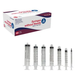 Syringes Luer lock  (Dynarex)