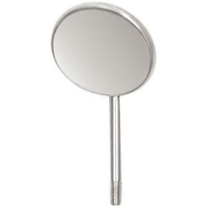 Hu Friedy Simple Stem Mirrors Euro Single Sided Rhodium 