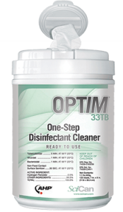 OPTIM 33TB Disinfectant Wipes (160)