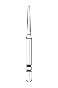 Two Striper Diamond Burs FG Curettage K 5/pk (Premier)