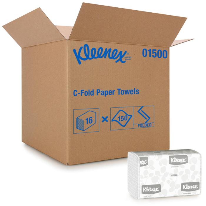 Towels C-Fold Kleenex (150S/16Pk)