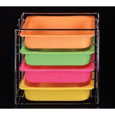 Tub and Lid Rack Rack Stackable Front Loading Long Side