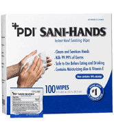 Sani-Hands Wipes Med 6