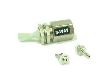 Toggle Valve, Momentary, 3-Way Gray