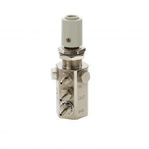 Water Relay, Combo Valve W/Gray Knob