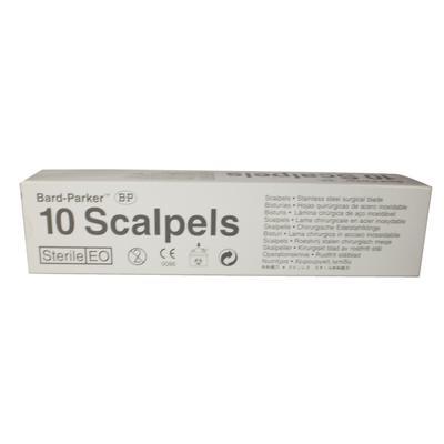 Scalpels Sterile Disposable 10/Pkg (Bard-Parker)