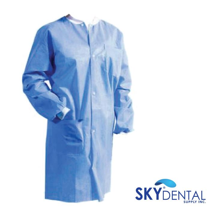 Lab COAT Knee Length 10/packs SMS