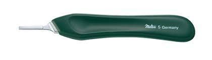 Blade Handle #5 Plastic Green (Miltex)