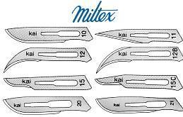 Blades Surgical Carbon Steel 100 Pack (Miltex)