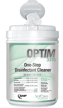 OPTIM 33TB Disinfectant Wipes (160)